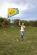 teenager with kite