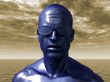 blue man