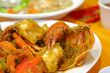Fried crabs