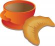 Coffee and croissant