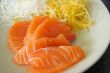 Salmon sashimi