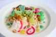 Shaved ice dessert