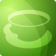 Abstract beverage green