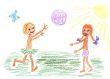 children and ball