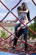 Teenagers at the playground