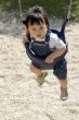Baby on a swing