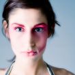 Pretty brunette with extreme make-up