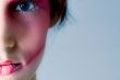 Pretty brunette with extreme make-up
