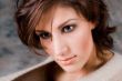 Portrait of a beautiful young tall woman