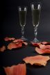 Champagne in flutes
