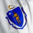Massachusetts Flag Closeup