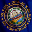 New Hampshire Flag Closeup