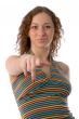 pointing finger