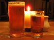 Beer and candle