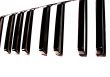 High key synthesizer keyboard