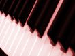 Red tinted keyboard