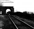 Old railway architectural feature