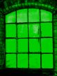 Old window rendered in green