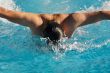 swimmer in swimming pool