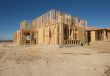Construction Home Framing Abstract