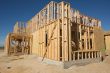 Construction Home Framing Abstract