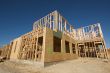 Construction Home Framing Abstract