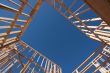 Construction Home Framing Abstract