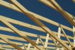 Construction Home Framing Abstract