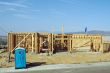 Construction Home Framing Abstract
