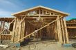 Construction Home Framing Abstract