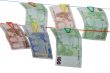 Euro banknotes