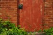 Abstract Vintage Red Door
