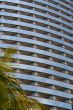 Abstract of reflective high-rise building.
