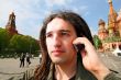 Young man with dreadlock hair.