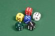Colorful dices