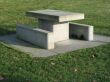 concrete picnic table