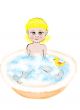 newborn washing