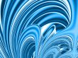 Freakish abstract blue waves