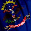 North Dakota Flag Closeup