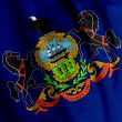 Pennsylvania Flag Closeup