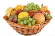 basket with colorful fruits