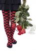rose and funny stocking
