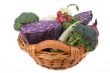 fresh vegetable in a basket