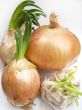 Vegetables: onion and garlic