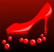shoes and a beads
