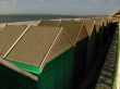 rear of beach huts