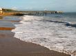Dorset beach scene in spring