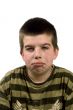 boy is looking sad