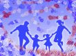 Family and flowers