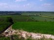 english countryside and summer cloudy sky